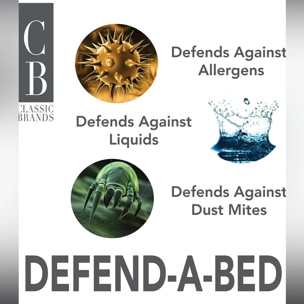 Classic Brands Defend-A-Bed Waterproof Mattress Protector, Twin XL